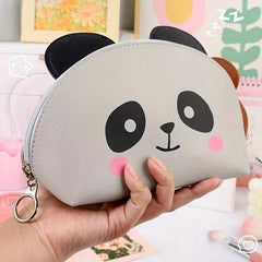 Cartoon Bear Panda Makeup Bag Zipper Pouch Gift