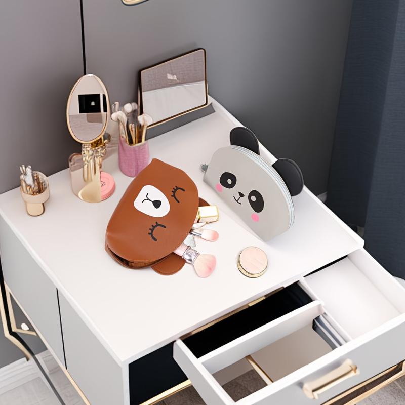 Cartoon Bear Panda Makeup Bag Zipper Pouch Gift