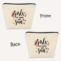 Girls Trip Sunscreen Bag for Summer Beach Bachelorette