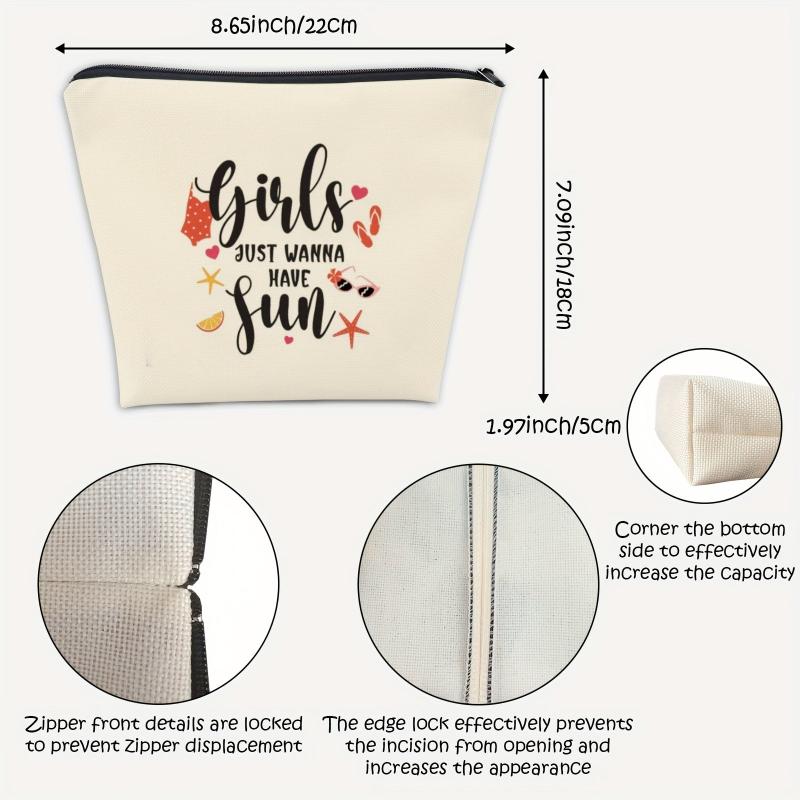 Girls Trip Sunscreen Bag for Summer Beach Bachelorette