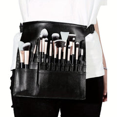 Makeup Brush Bag Waist Pack Foldable Adjustable Apron Bag