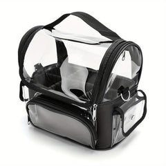 Makeup Brush Holder Case Clear Waterproof Organizer Bag