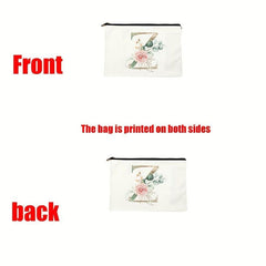 Chic Letter Print Cosmetic Bag for Bridesmaids