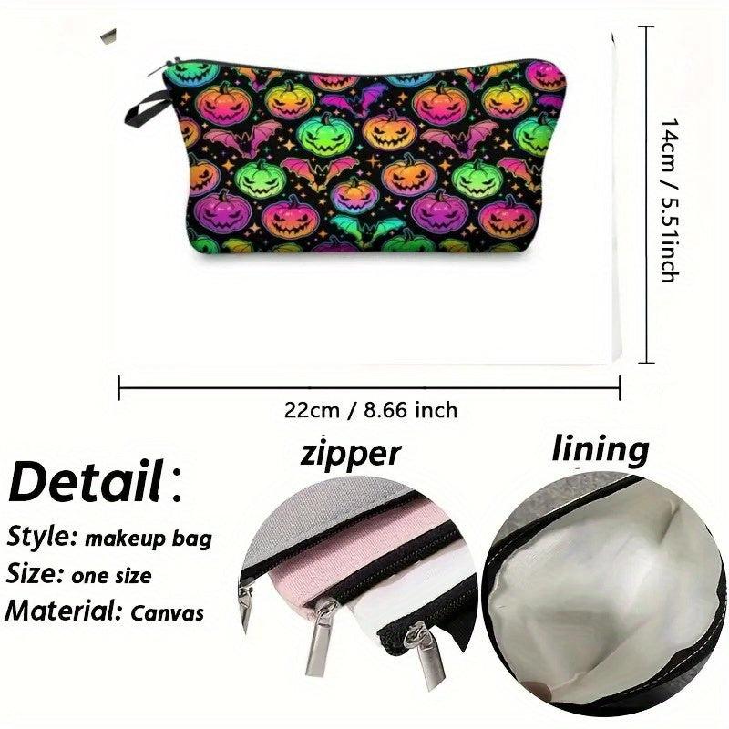 Halloween Christmas Makeup Bag Toiletries Organizer Women's Storage
