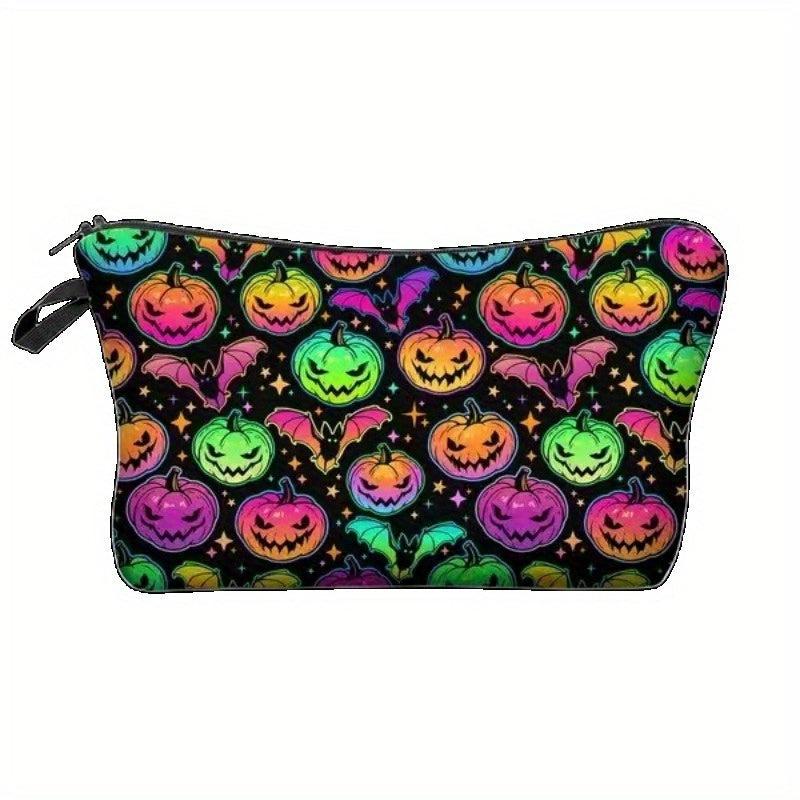 Halloween Christmas Makeup Bag Toiletries Organizer Women's Storage
