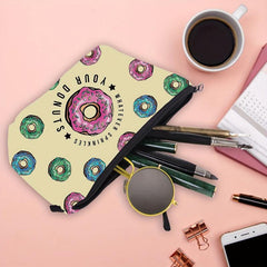 Donut Makeup Bag Waterproof Travel Cosmetic Bag with Zipper Pouch