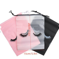 50Pcs Eyelash Aftercare Reusable Bag Beauty Travel Pouch Makeup Tools