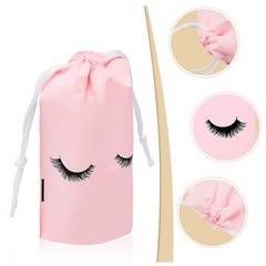 50Pcs Eyelash Aftercare Reusable Bag Beauty Travel Pouch Makeup Tools