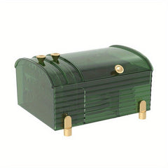 Clear Jewelry Box Case Bracelets Rings Earring Organizer Box