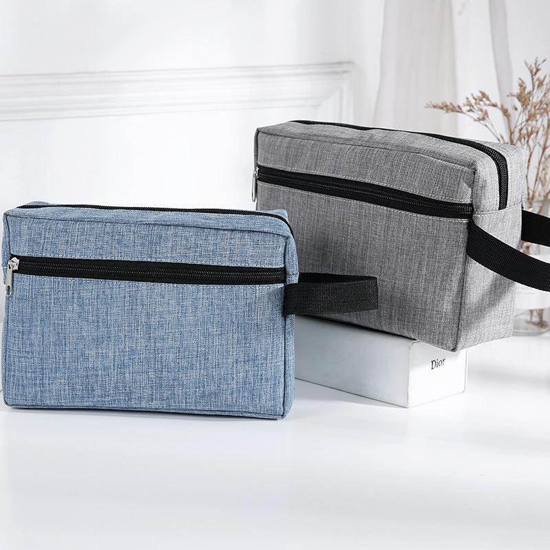 Large Capacity Double Layer Portable Cosmetic Bag Waterproof Travel Toiletry Bag