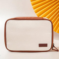 Large Capacity Canvas Makeup Bag for Women