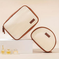 Large Capacity Canvas Makeup Bag for Women