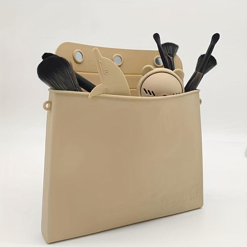Silicone Makeup Bag Travel Toiletry Bag For Women Easy Carry