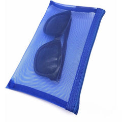 5 Nylon Mesh Cosmetic Bag Makeup Pencil Case Travel Organizers
