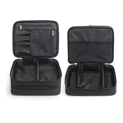 Waterproof Makeup Bag for Women Double Layer Large Capacity Cosmetic Case