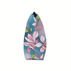 Mother's Makeup Bag Floral & Letter Pattern Zipper Roomy Cosmetic Bag