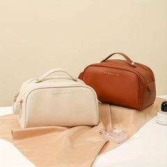 Travel Toiletry Bag Waterproof PU Leather Organizer Portable Large Capacity