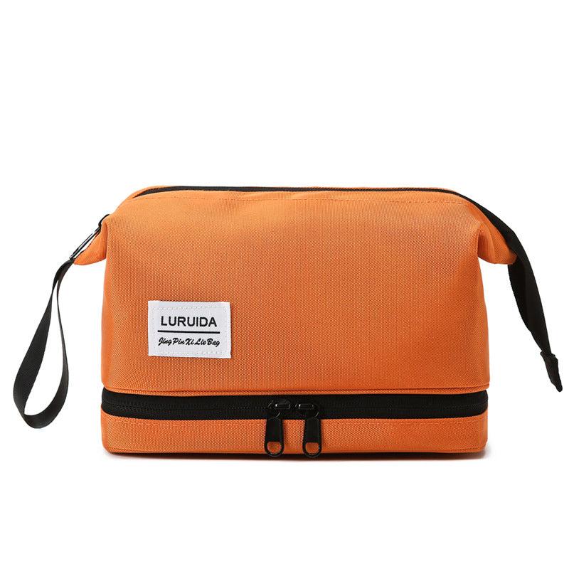 Travel Makeup Bag Wet & Dry Separation Cosmetic Bag Portable Toiletry Bag