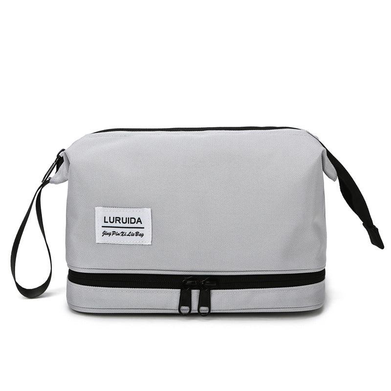 Travel Makeup Bag Wet & Dry Separation Cosmetic Bag Portable Toiletry Bag