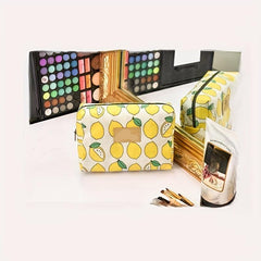 Cartoon Printed Travel Makeup Pouch Cosmetic Bag for Girls & Women