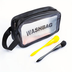 2pc Waterproof Travel Toiletry Bag Cosmetic Makeup Organizer Portable Storage