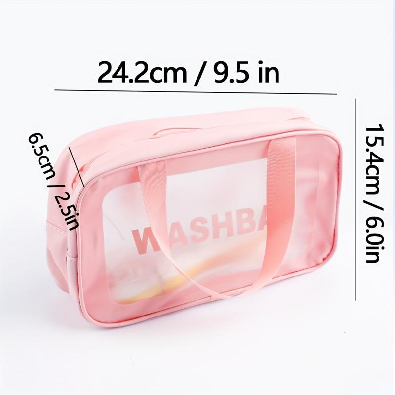 2pc Waterproof Travel Toiletry Bag Cosmetic Makeup Organizer Portable Storage