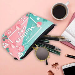 Mother's Cosmetic Bag Floral Heart Toiletry Travel Organizer