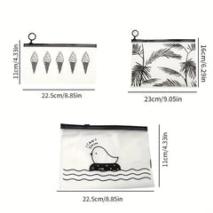 Cartoon Face Cover Storage Bag Makeup Case Travel Pouch Coin Purse