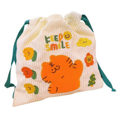 Large Capacity Drawstring Cosmetic Bag Portable Toiletry Bag For Travel