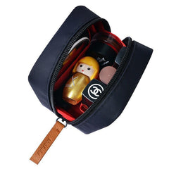 2Pcs Mini Compact Portable Cosmetic Travel Bags