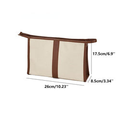 Makeup Bag With Handle & Zipper Travel Organizer