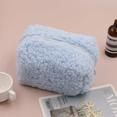 Lambswool Cosmetic Bag Cream Portable Skin Care Storage Bag