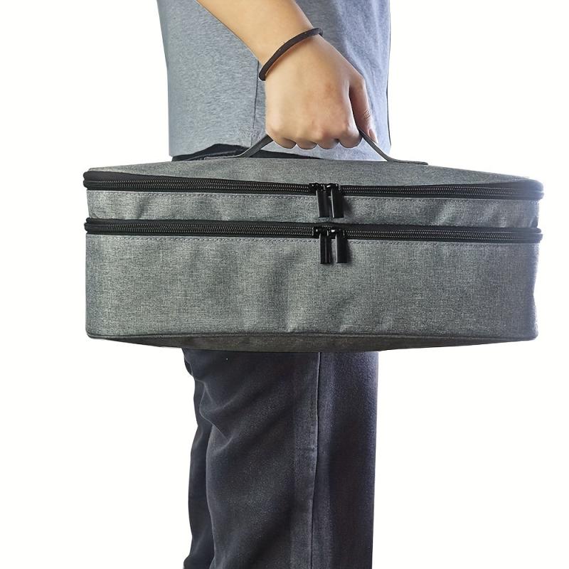 Double Layer Travel Organizer Bag for Hair Dryer