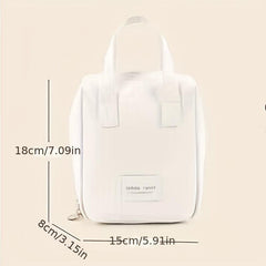 Roomy Travel Makeup Bag Waterproof Organizer for Girls Women