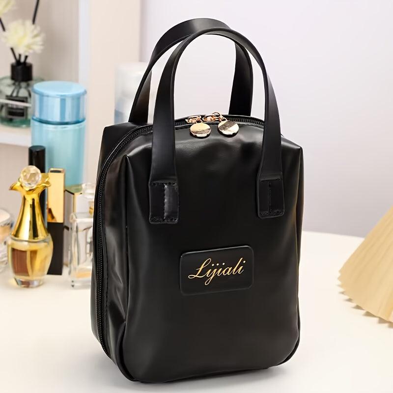 Roomy Travel Makeup Bag Waterproof Organizer for Girls Women