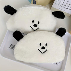 Bear Plush Cosmetic Bag Lipstick Storage Zipper Travel Toiletry Makeup Organizer