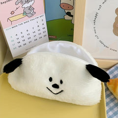Bear Plush Cosmetic Bag Lipstick Storage Zipper Travel Toiletry Makeup Organizer