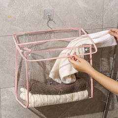 Large Capacity Transparent Bathroom Wash Bag Waterproof Hanging Organizer