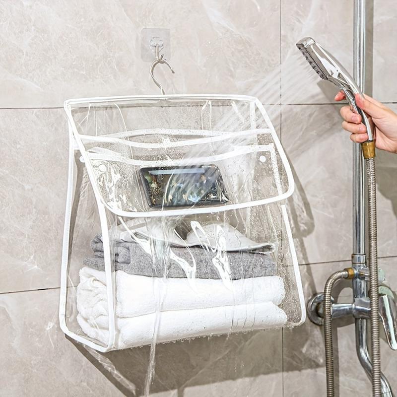 Large Capacity Transparent Bathroom Wash Bag Waterproof Hanging Organizer