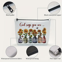 Encouraging Makeup Bag Gift Positive Quotes for Women