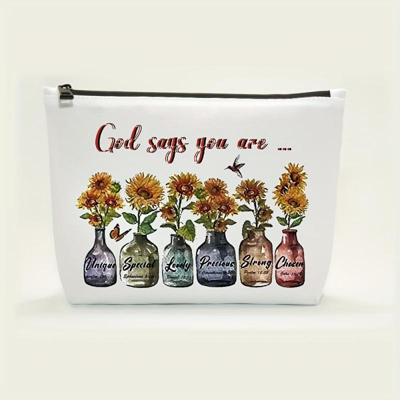 Encouraging Makeup Bag Gift Positive Quotes for Women