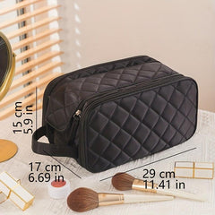 Travel Cosmetic Bag Large Capacity Makeup Brushes Organizer Pouch Toiletry