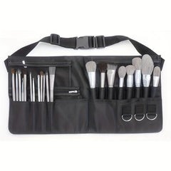 Makeup Brush Belt Professional Pockets With Artist Strap Portable Cosmetic Pouch