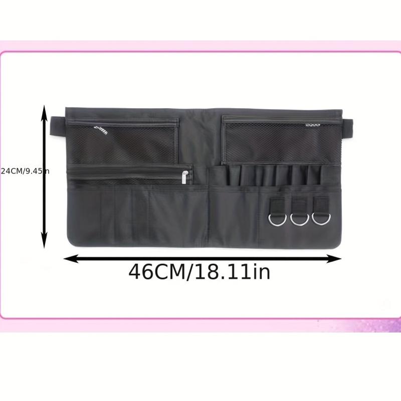Makeup Brush Belt Professional Pockets With Artist Strap Portable Cosmetic Pouch