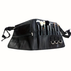 Makeup Brush Belt Professional Pockets With Artist Strap Portable Cosmetic Pouch