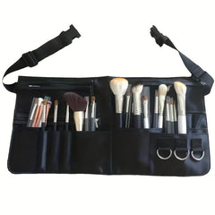 Makeup Brush Belt Professional Pockets With Artist Strap Portable Cosmetic Pouch