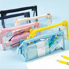 5pcs Clear Makeup Bag Zipper Cosmetic Pouch Travel Organizer Tool Pouch