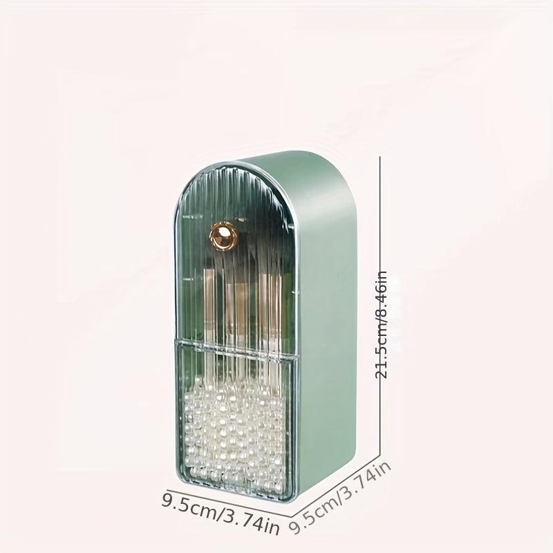 Dustproof Makeup Brush Holder with Lid