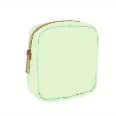 Preppy Nylon Mini Makeup Bag for Purse