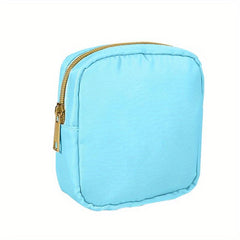 Preppy Nylon Mini Makeup Bag for Purse